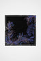 Blueberry Siyah-İndigo Tivil İpek Eşarp 90x90