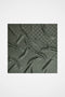 Jakar Monogram Haki Tivil İpek Eşarp 90x90