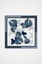 Odd Flower Desen İpek Twill Eşarp 90x90